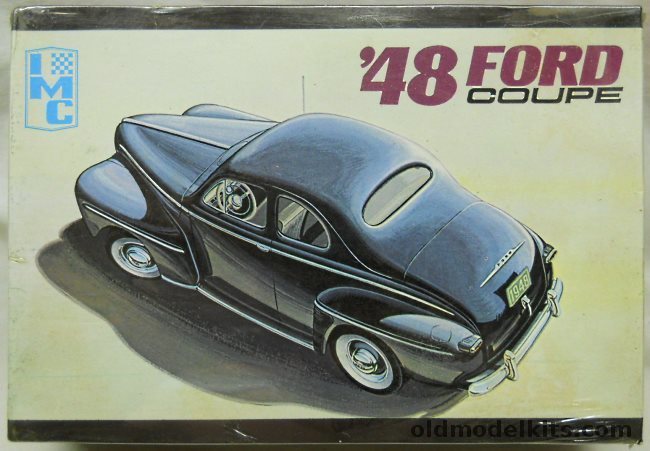 IMC 1/25 1946 1947 1948 Ford Coupe Deluxe or Super Deluxe, 115-200 plastic model kit